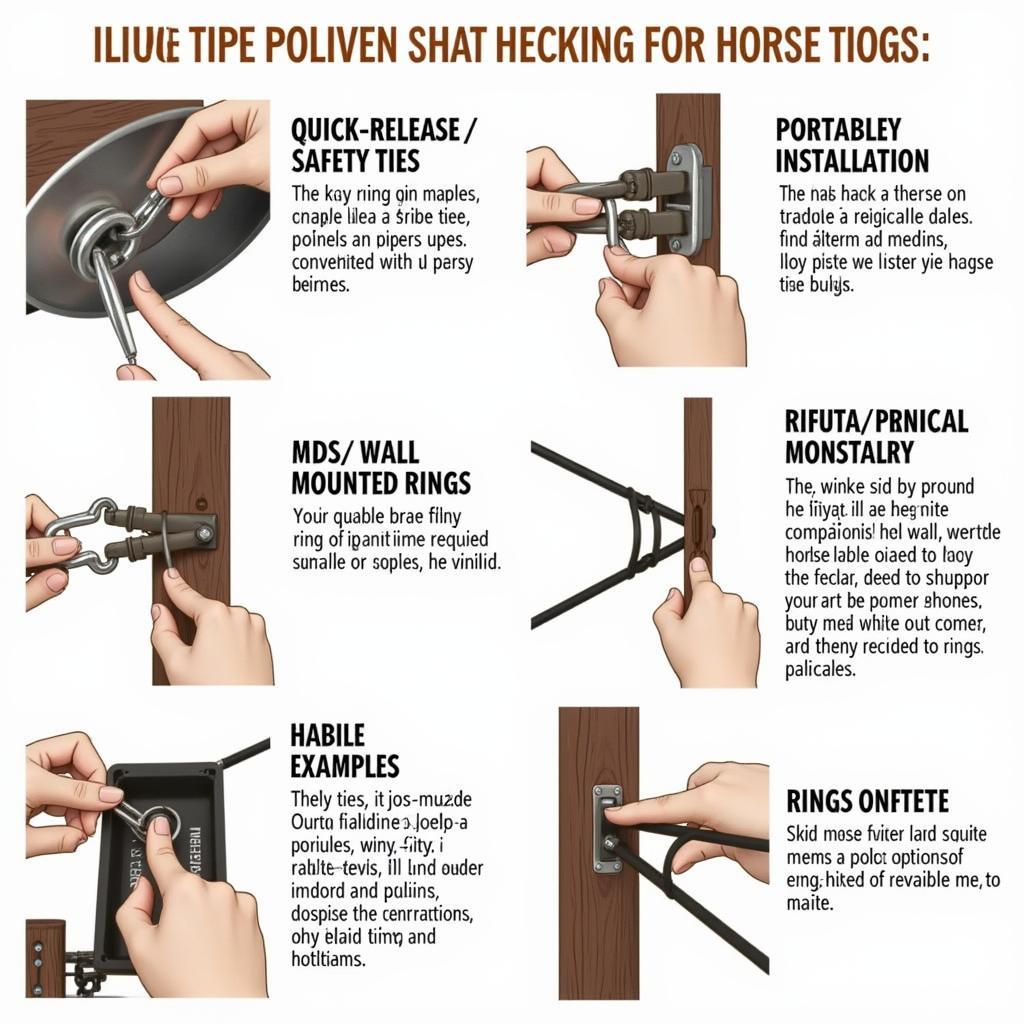 Different Types of Horse Tie Rings