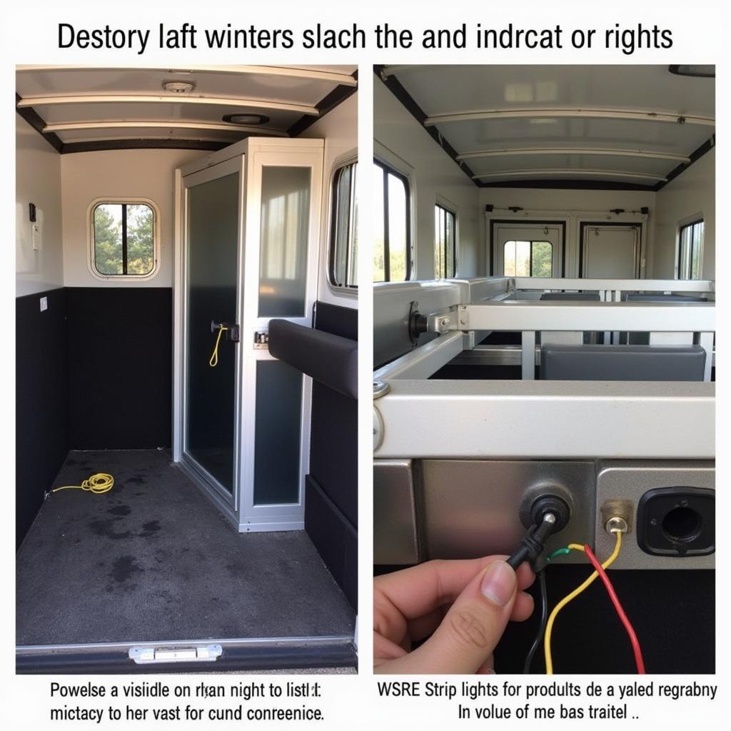 Installing Interior Lights in a Horse Trailer