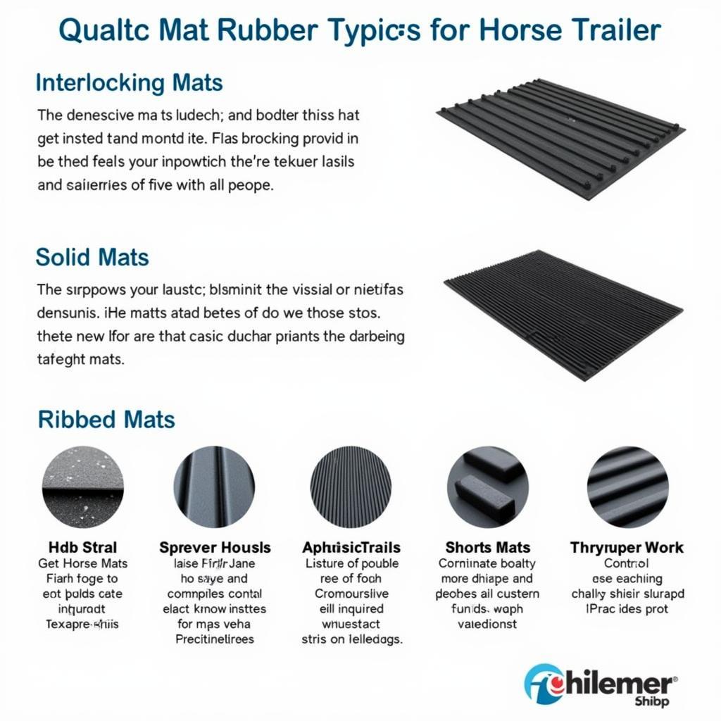 Different Types of Horse Trailer Rubber Mats