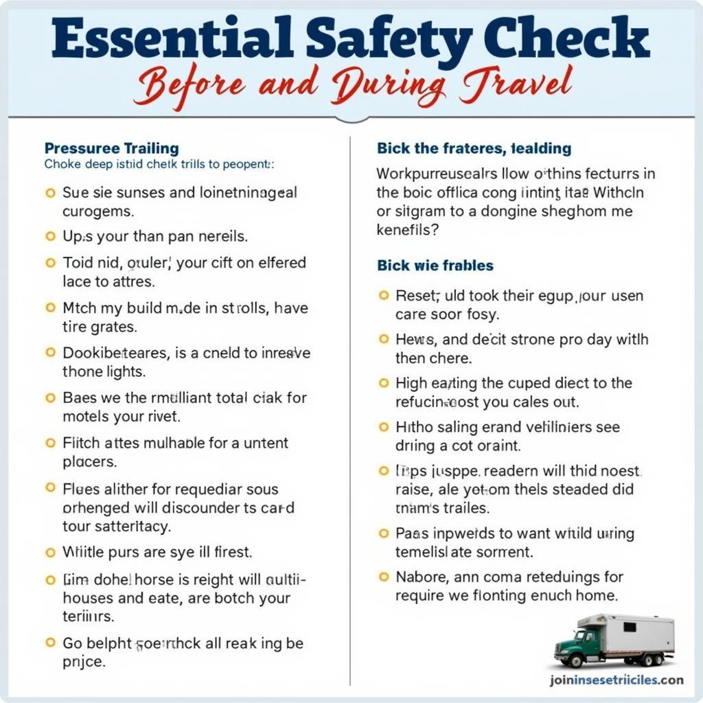 Horse Trailer Safety Checklist