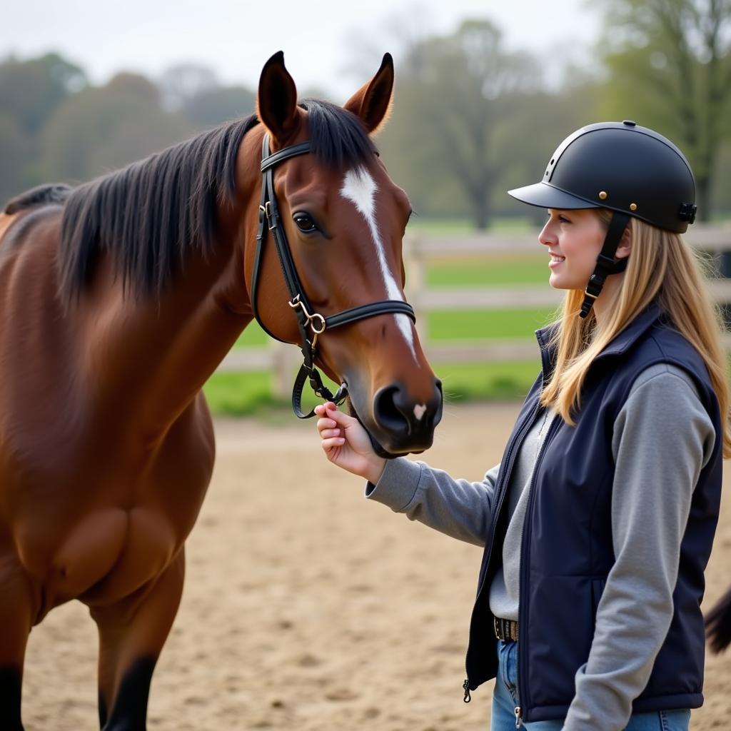 Horse Training with Positive Reinforcement