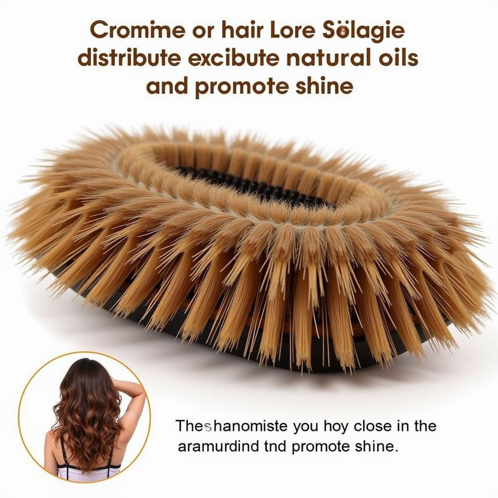 Horsehair Brush for Hair Care