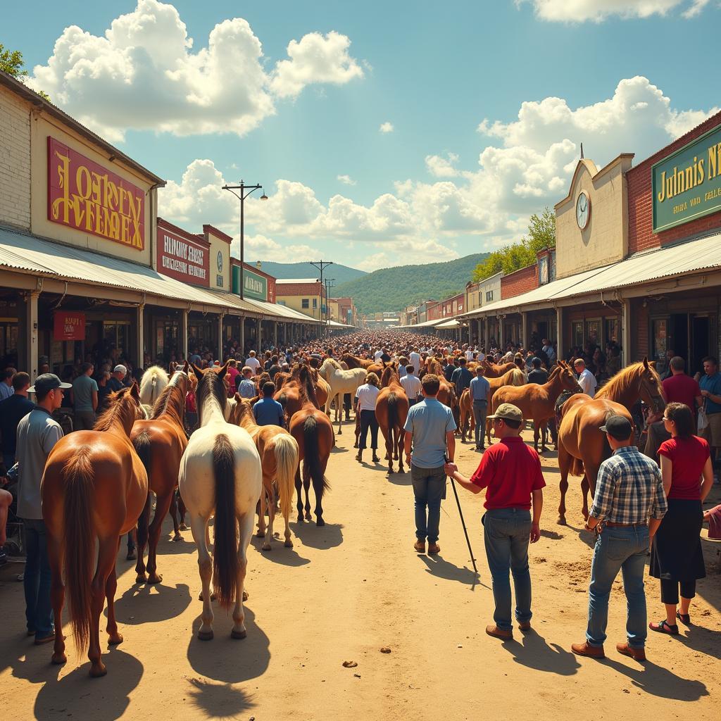 Horses for Sale in Jackson TN Market Scene