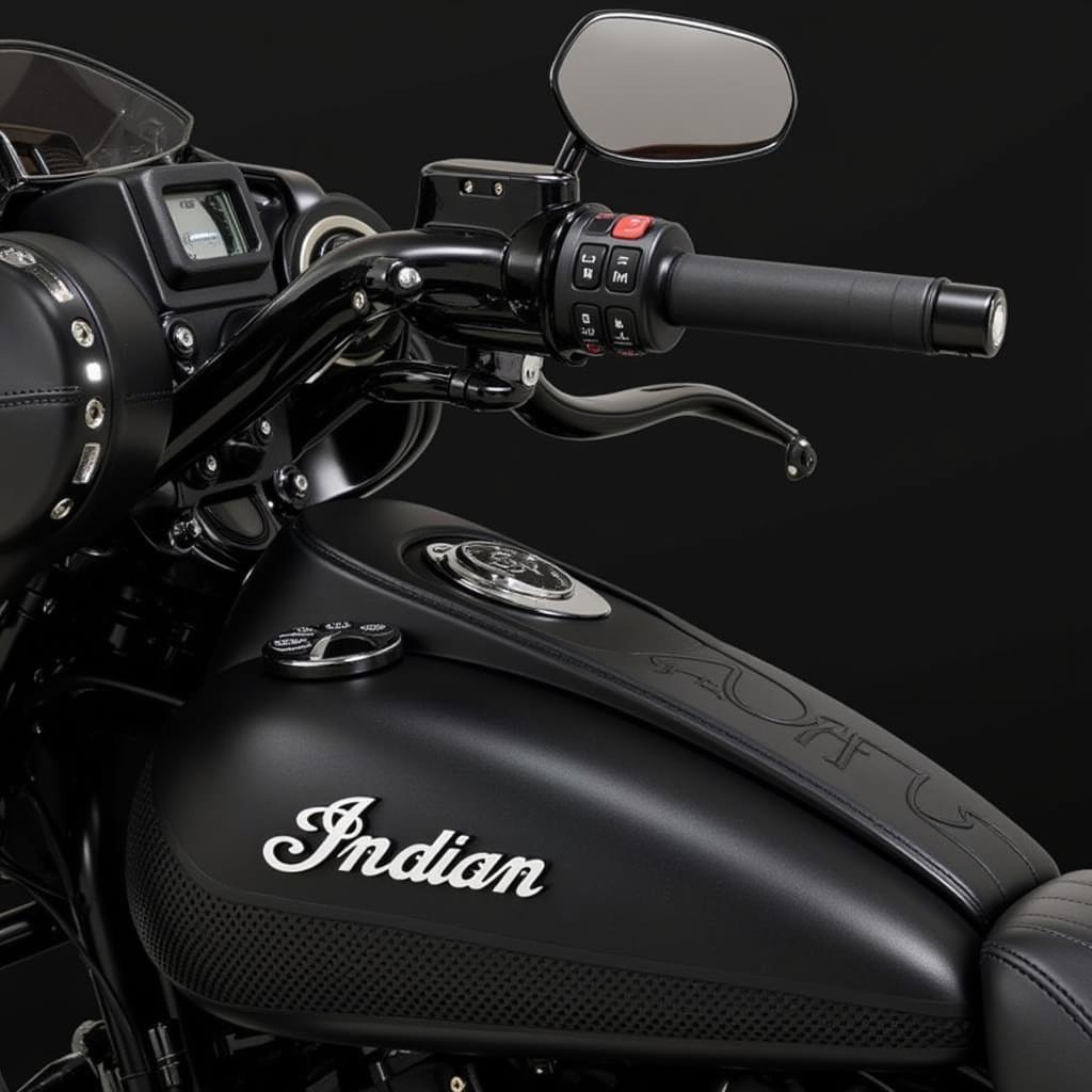 Detail View of Indian Roadmaster Dark Horse 2023 Features