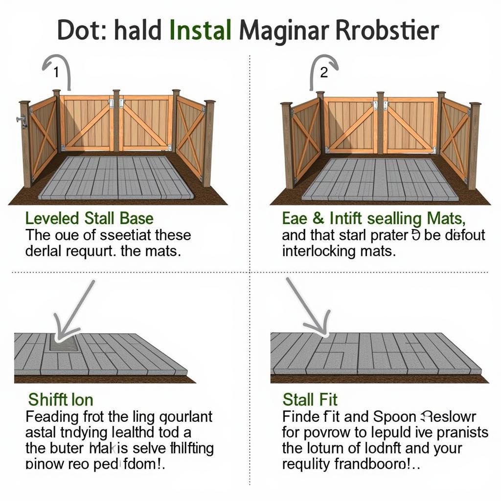 Proper Installation of Horse Stall Mats