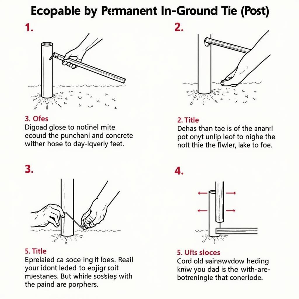 Installing a Horse Tie Post Safely