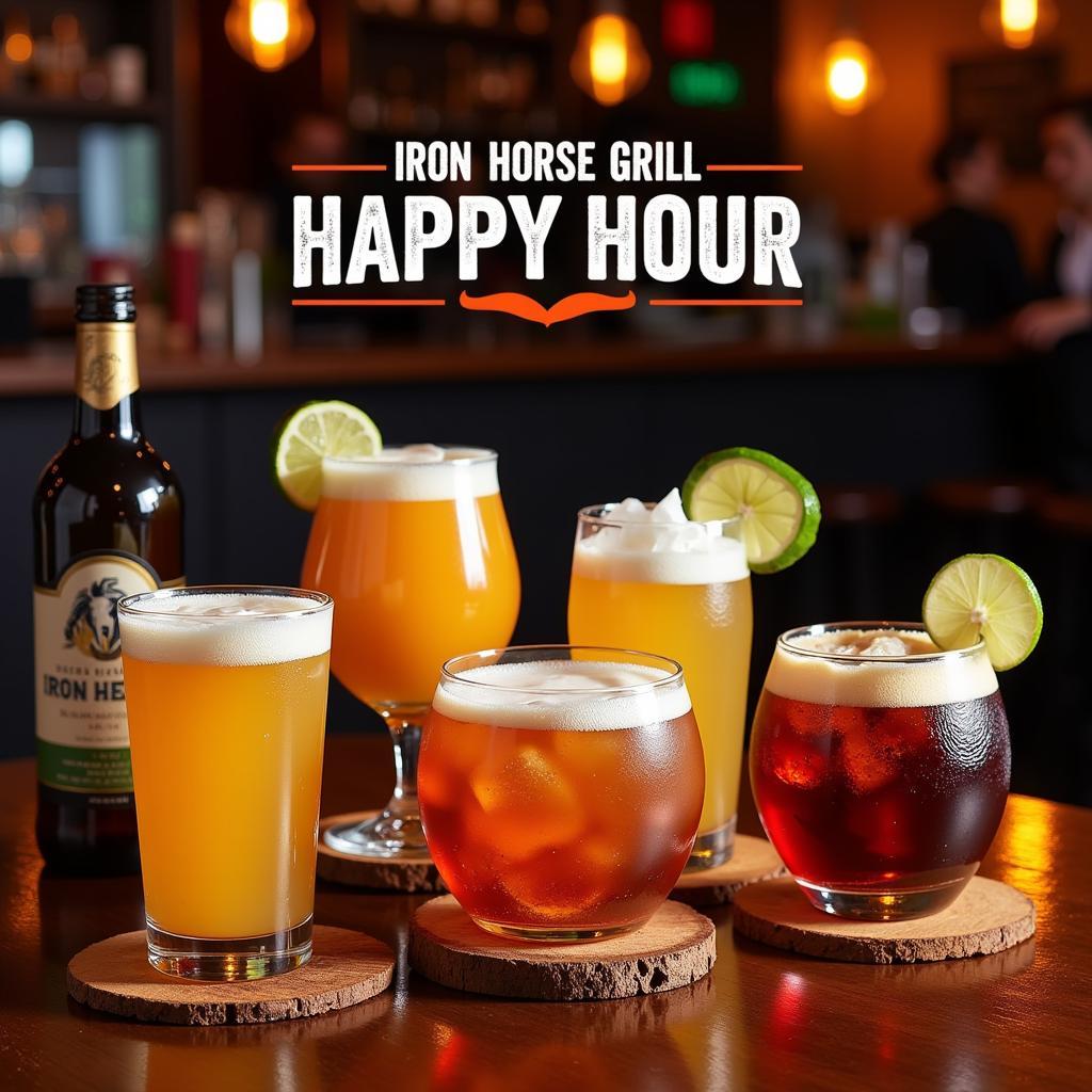 Iron Horse Grill Happy Hour Drinks