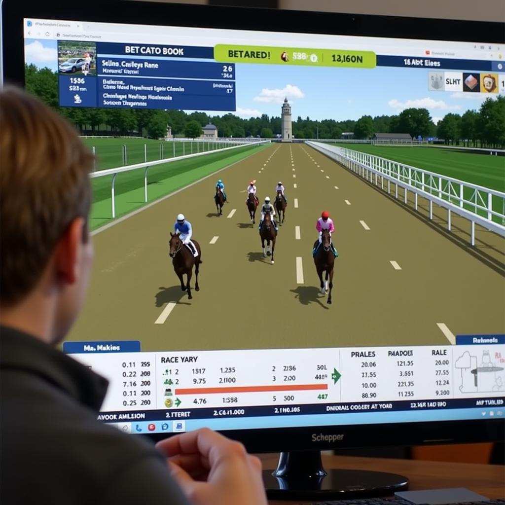 Keeneland Virtual Horse Racing Gameplay Screenshot