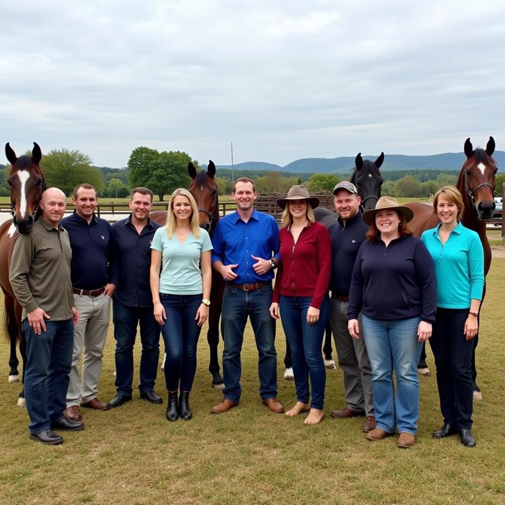 Kentucky Walking Horse Club Members Gathering