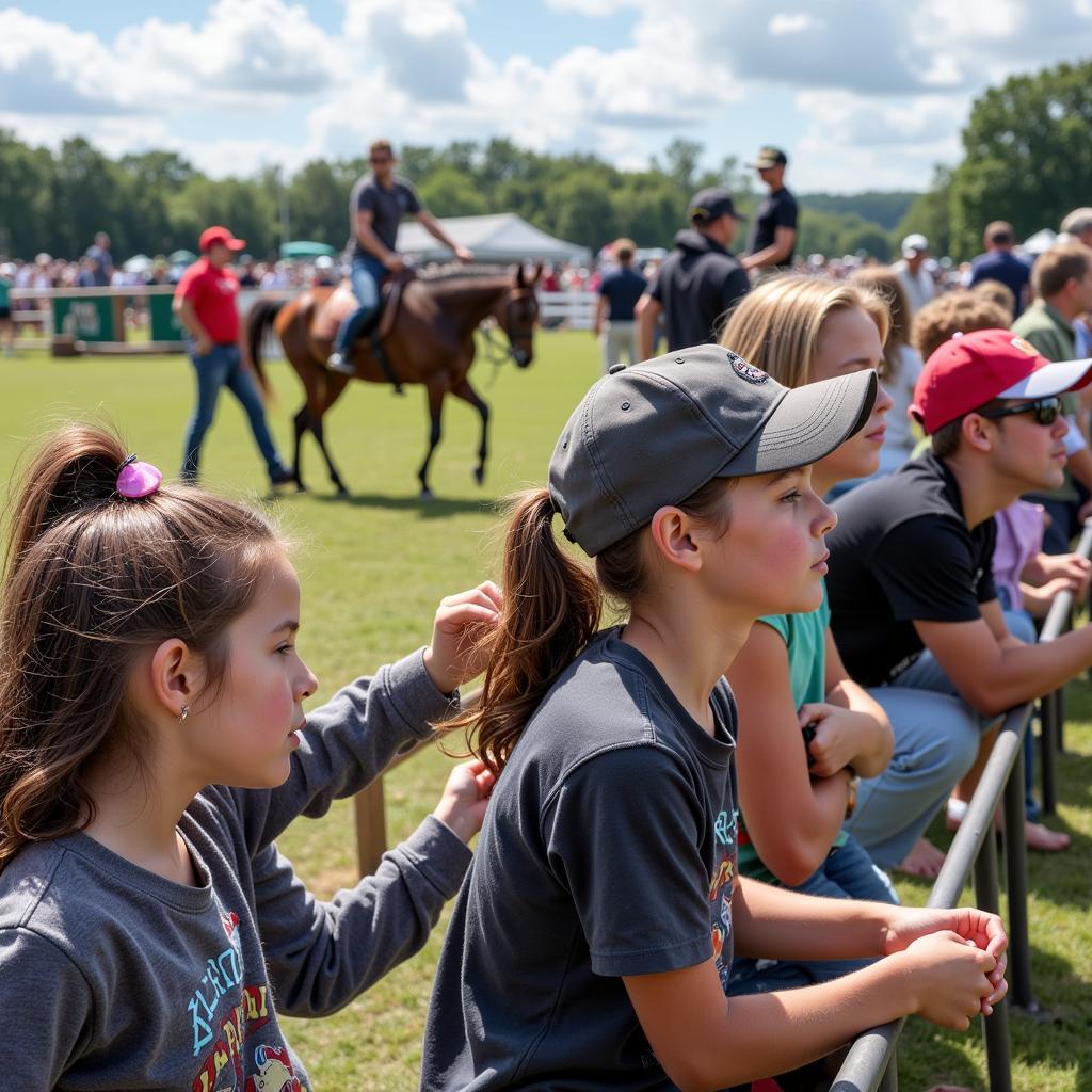 Keystone Classic Horse Show: Spectators Enjoying the Event