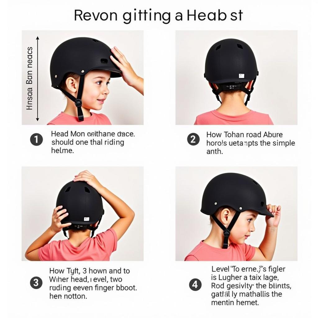 Properly Fitting a Horse Riding Helmet for a Child