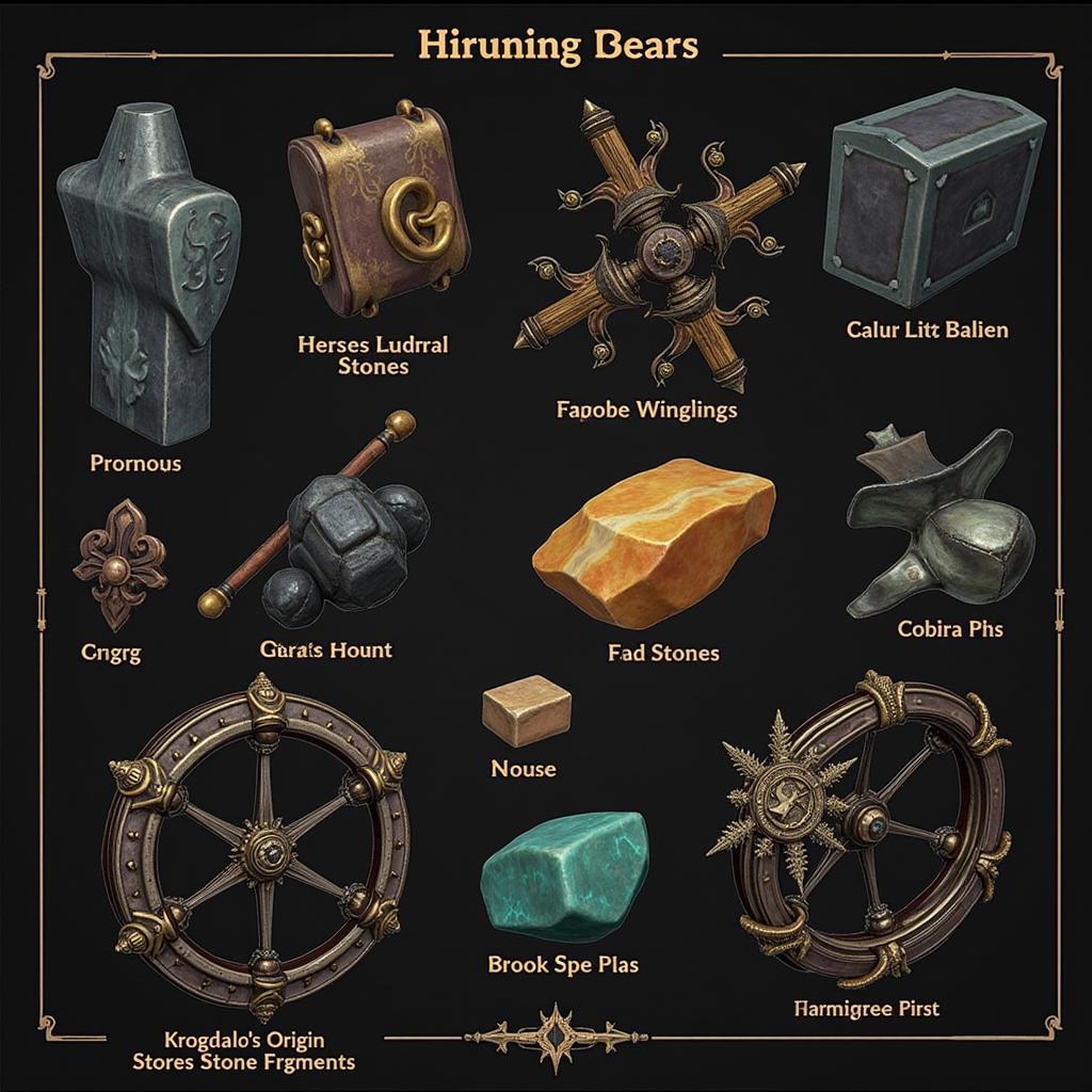 Krogdalo Horse Gear Crafting Box Contents