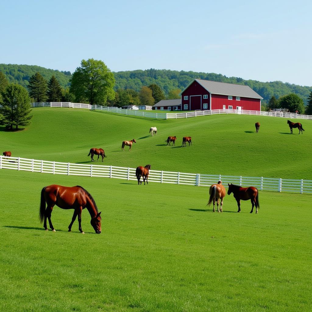 Horse Farm in Lancaster PA