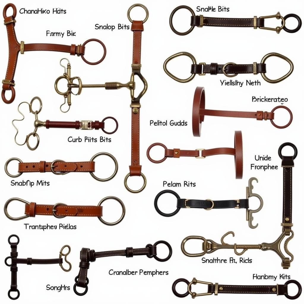 Different Types of Leather Horse Bits