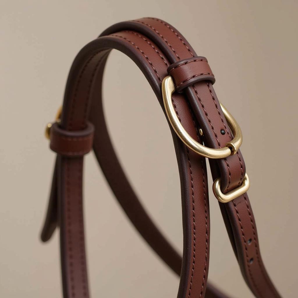 Leather horse halter for sale showcasing its craftsmanship and durability