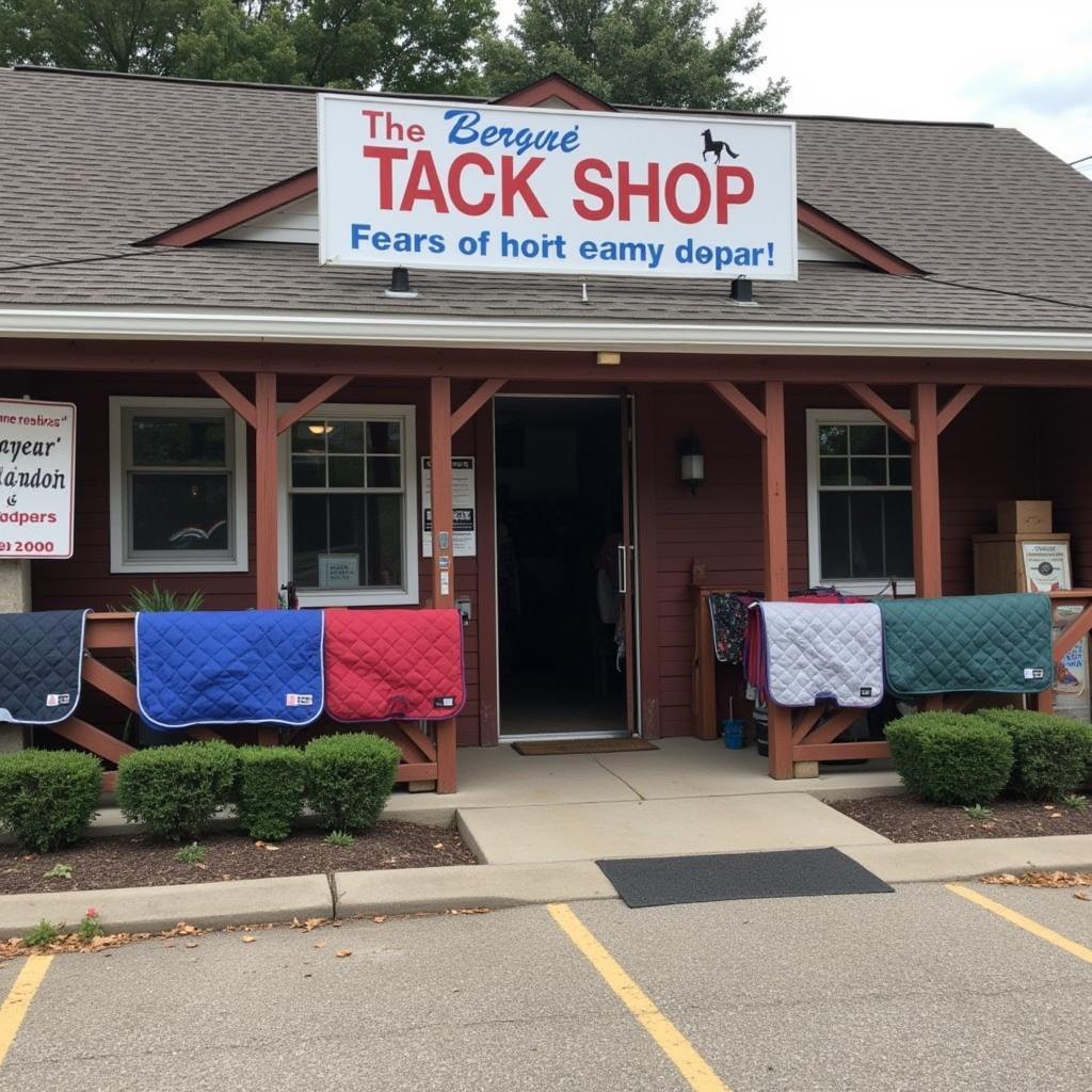 Local Tack Shop Offering Horse Blanket Repair