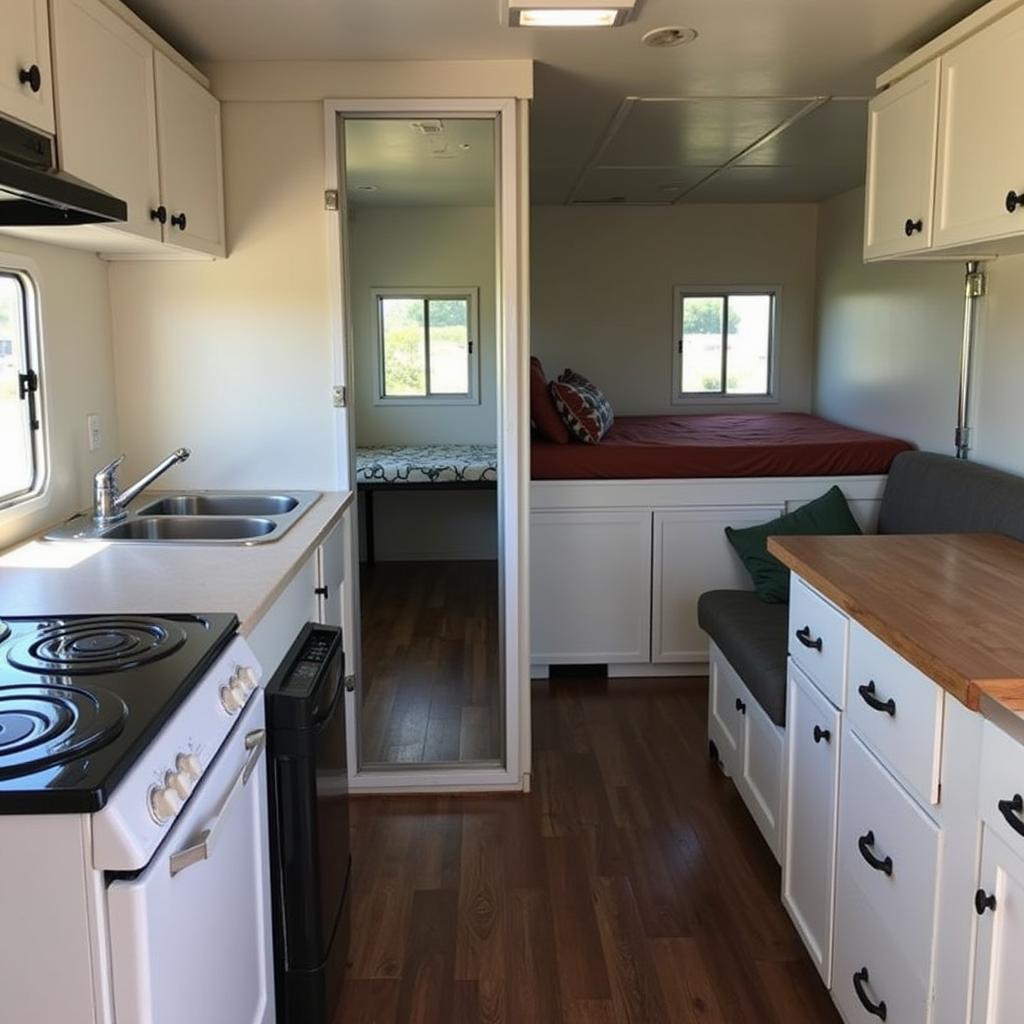 LQ Horse Trailer Living Quarters Interior