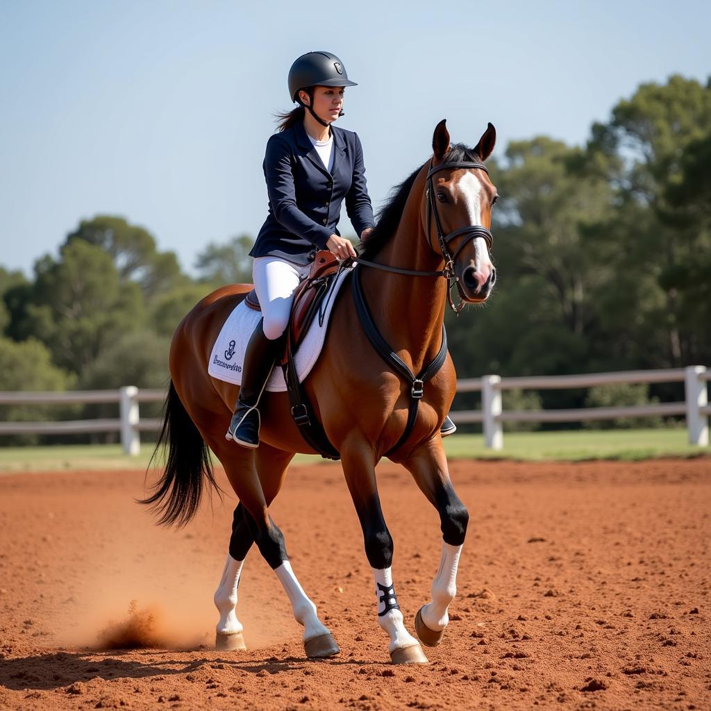 Lusitano Horse Training and Riding