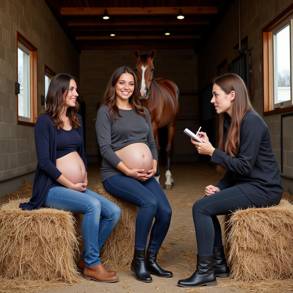 Planning a Maternity Photoshoot with Horses