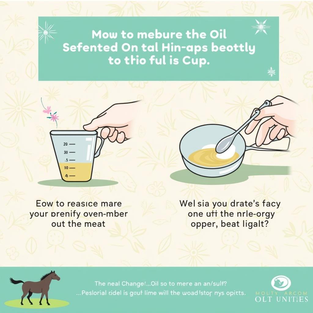 Accurately Measuring Horse Oil Supplement