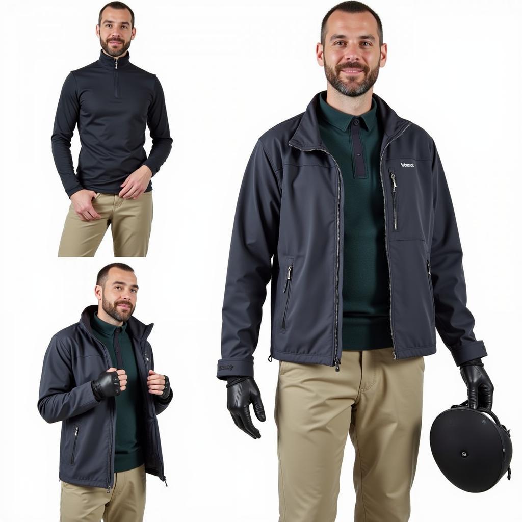 Men Layering Horse Riding Clothes for Cold Weather