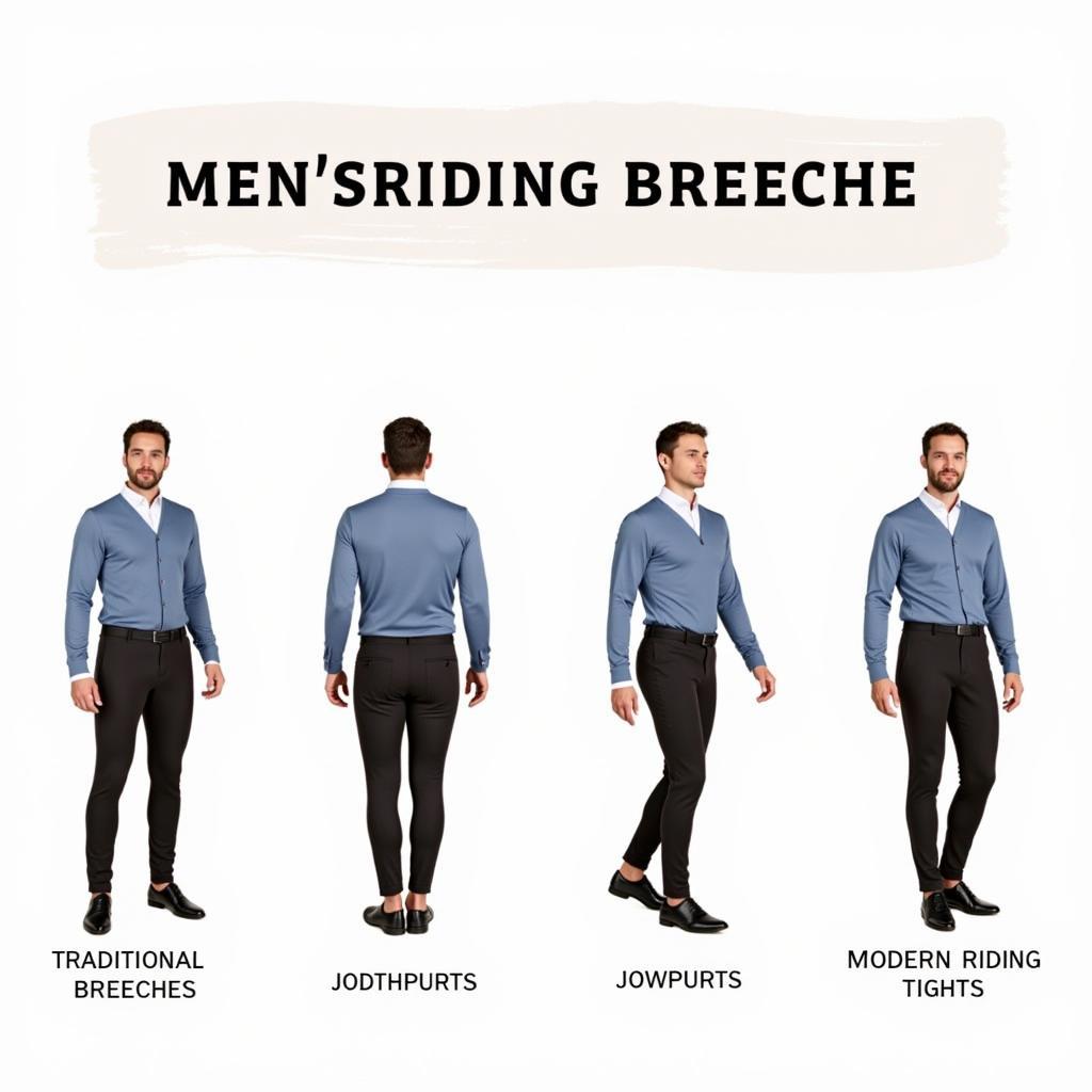 Men's Riding Breeches Styles