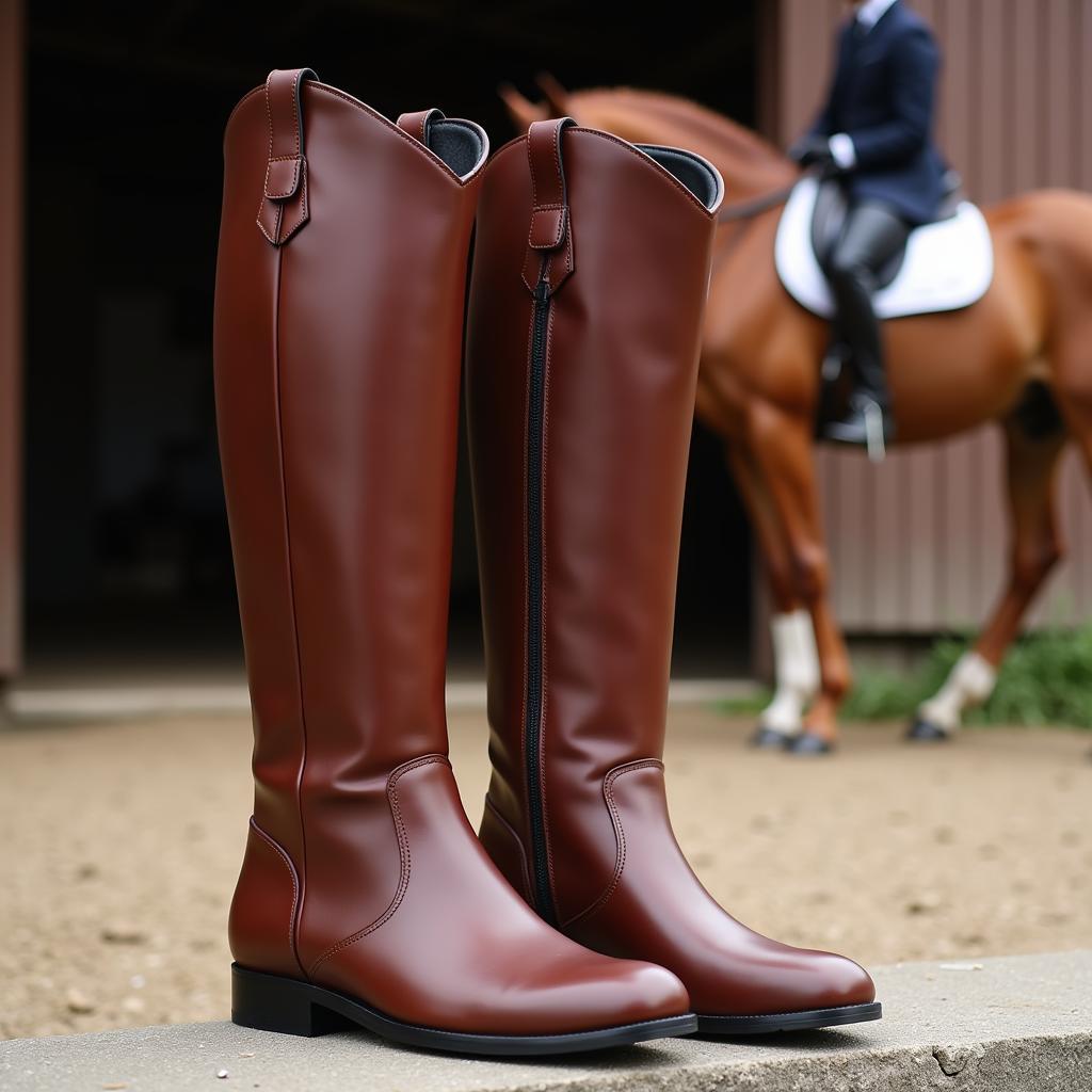 Men's Tall Riding Boots for Equestrian Activities