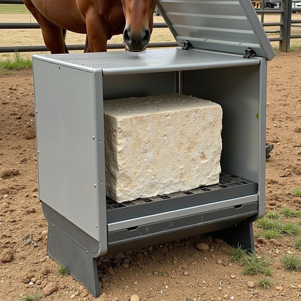 Mineral Block in Feeder