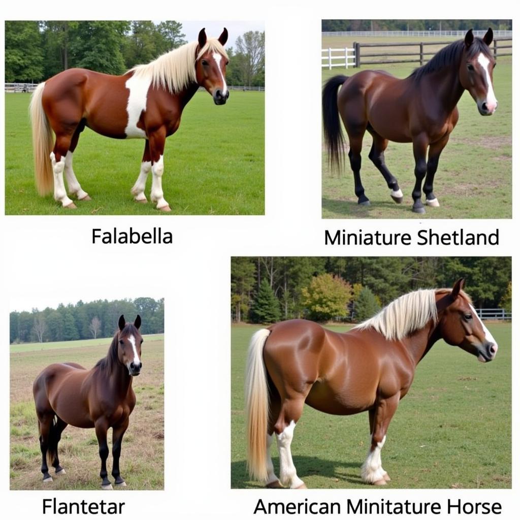 Different Miniature Horse Breeds in Oregon