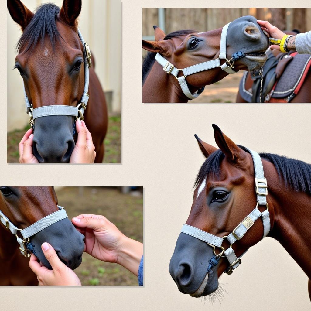 Properly Fitting a Miniature Horse Muzzle