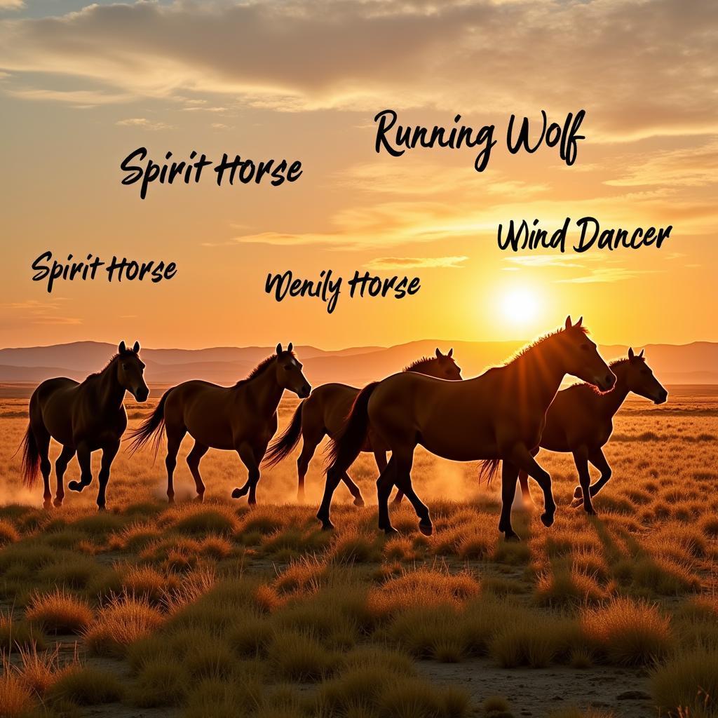 Native American Horse Names