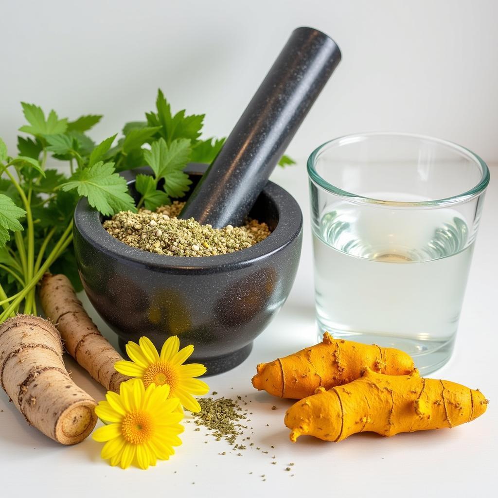 Natural liver detox ingredients for horses like milk thistle, dandelion root, and turmeric.