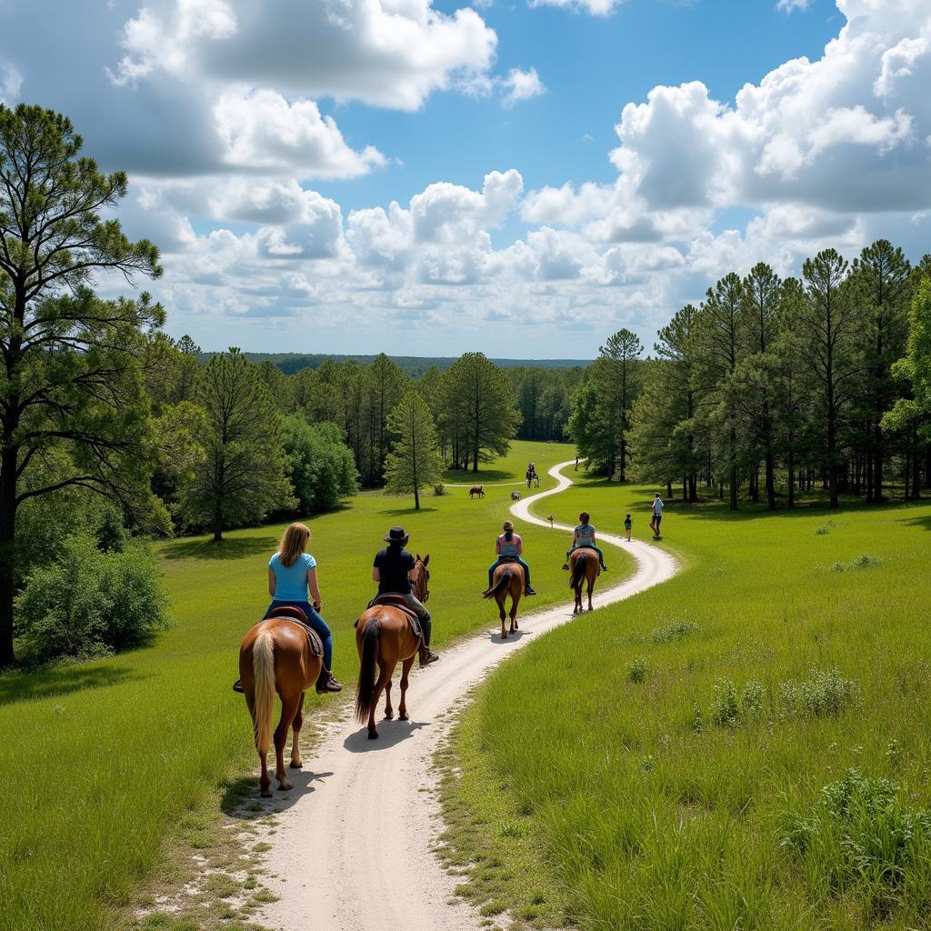 Scenic Horse Riding Trails in Ocala, Florida