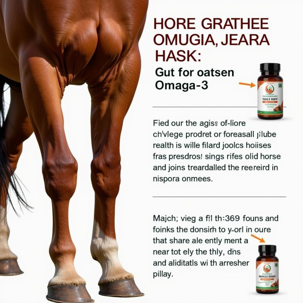 Horse Joint Health with Omega-3 Supplements