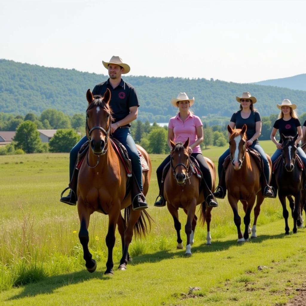 Ozark Quarter Horse Trail Riding