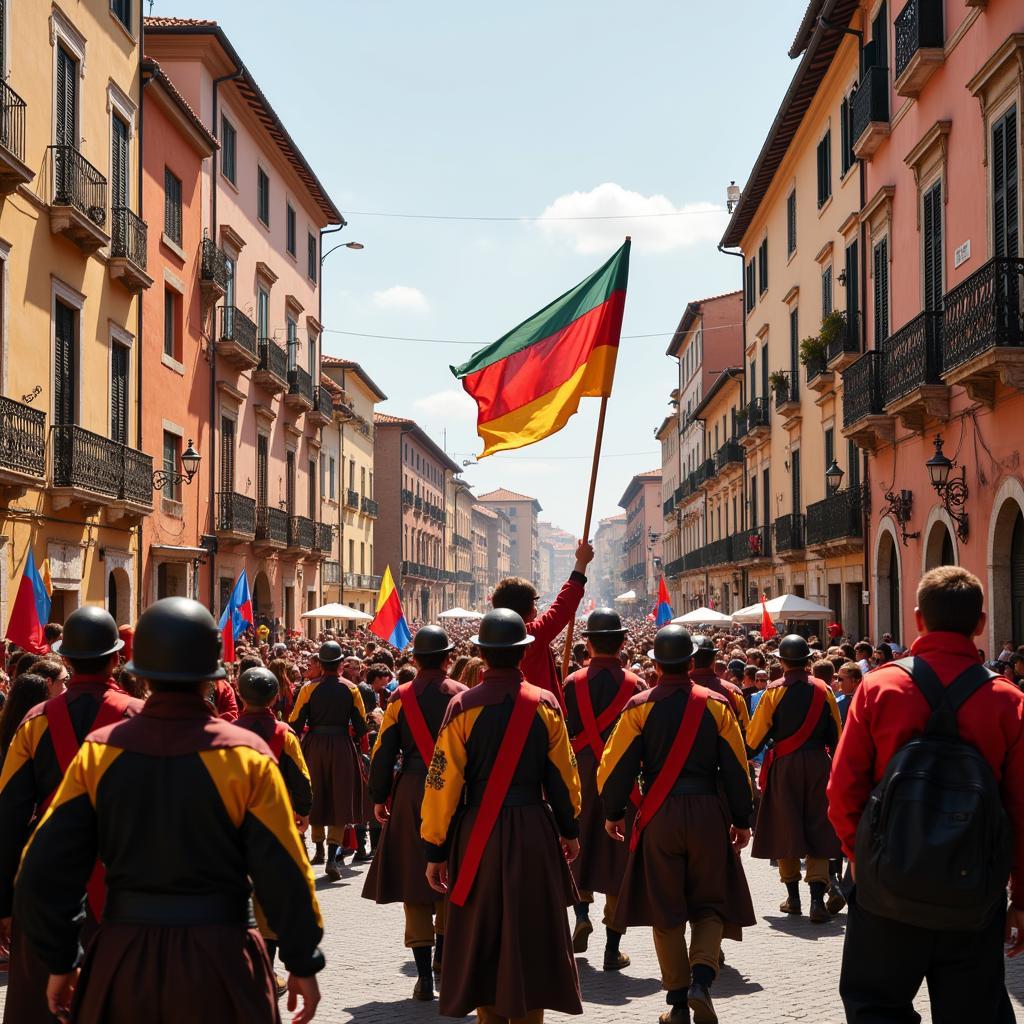 Palio Celebration Contrada Victory