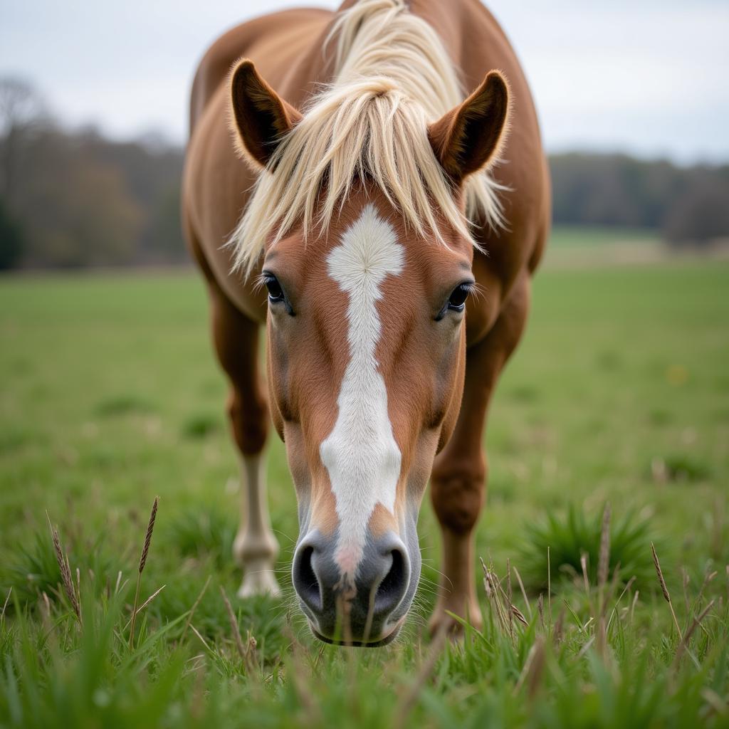 Senior Horse with Managed Parrot Mouth