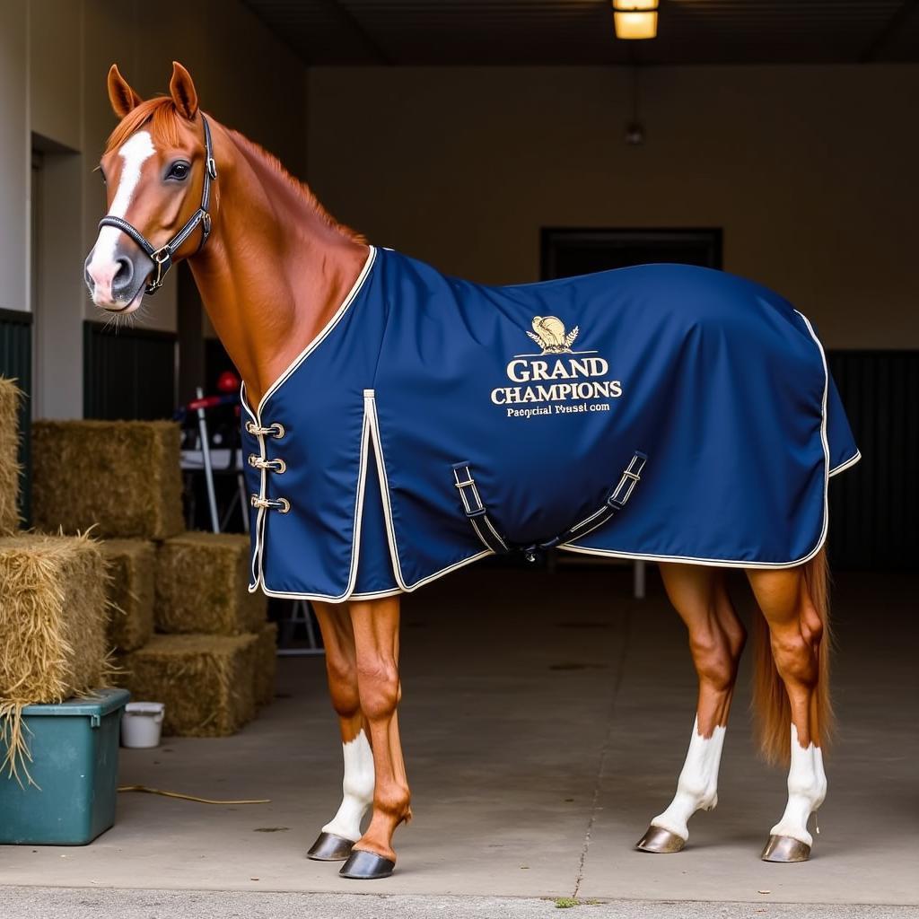 Personalized Horse Blanket with Event Logo