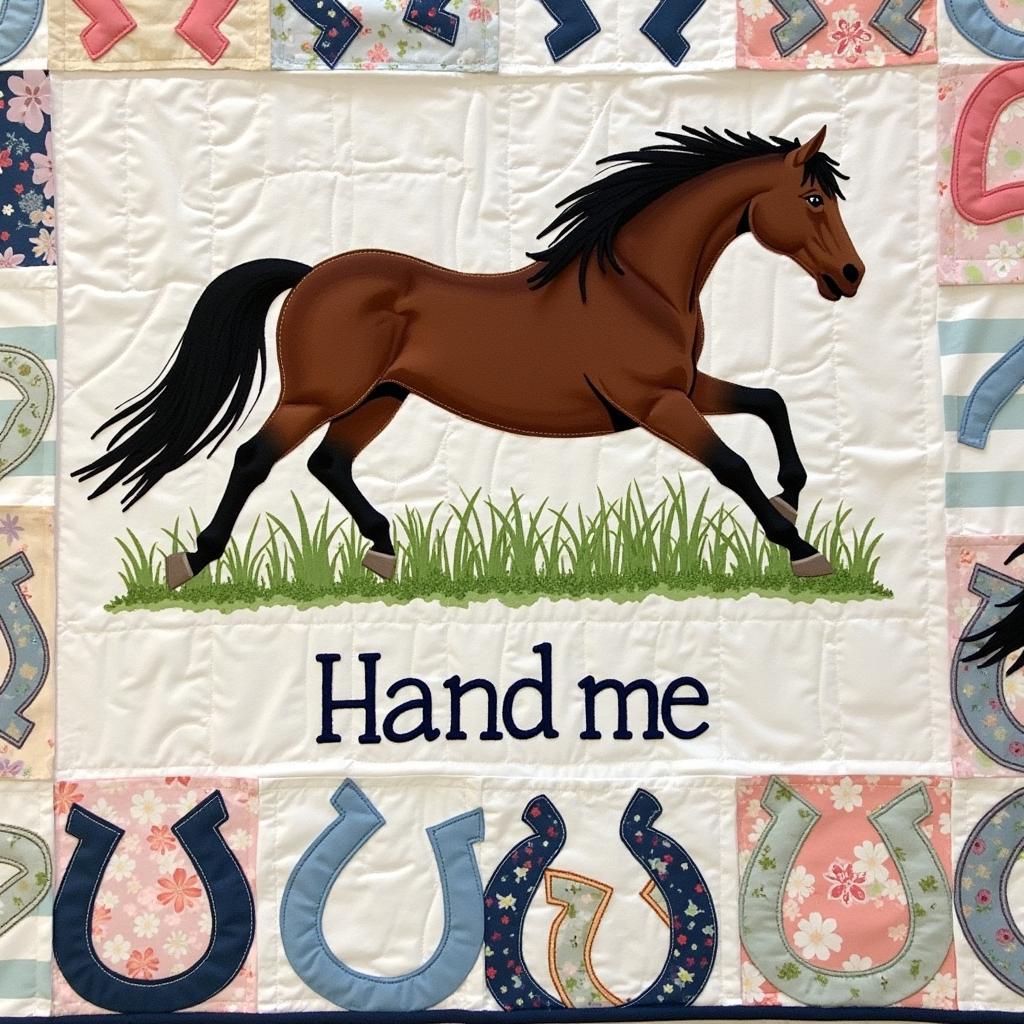 Adding-personal-touches-to-your-horse-panel-quilt