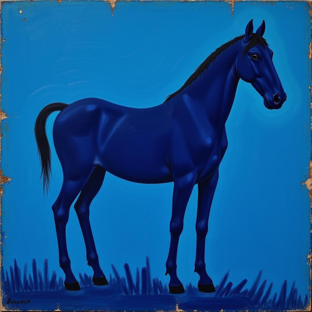 Picasso Blue Period Horse: Melancholy and Empathy