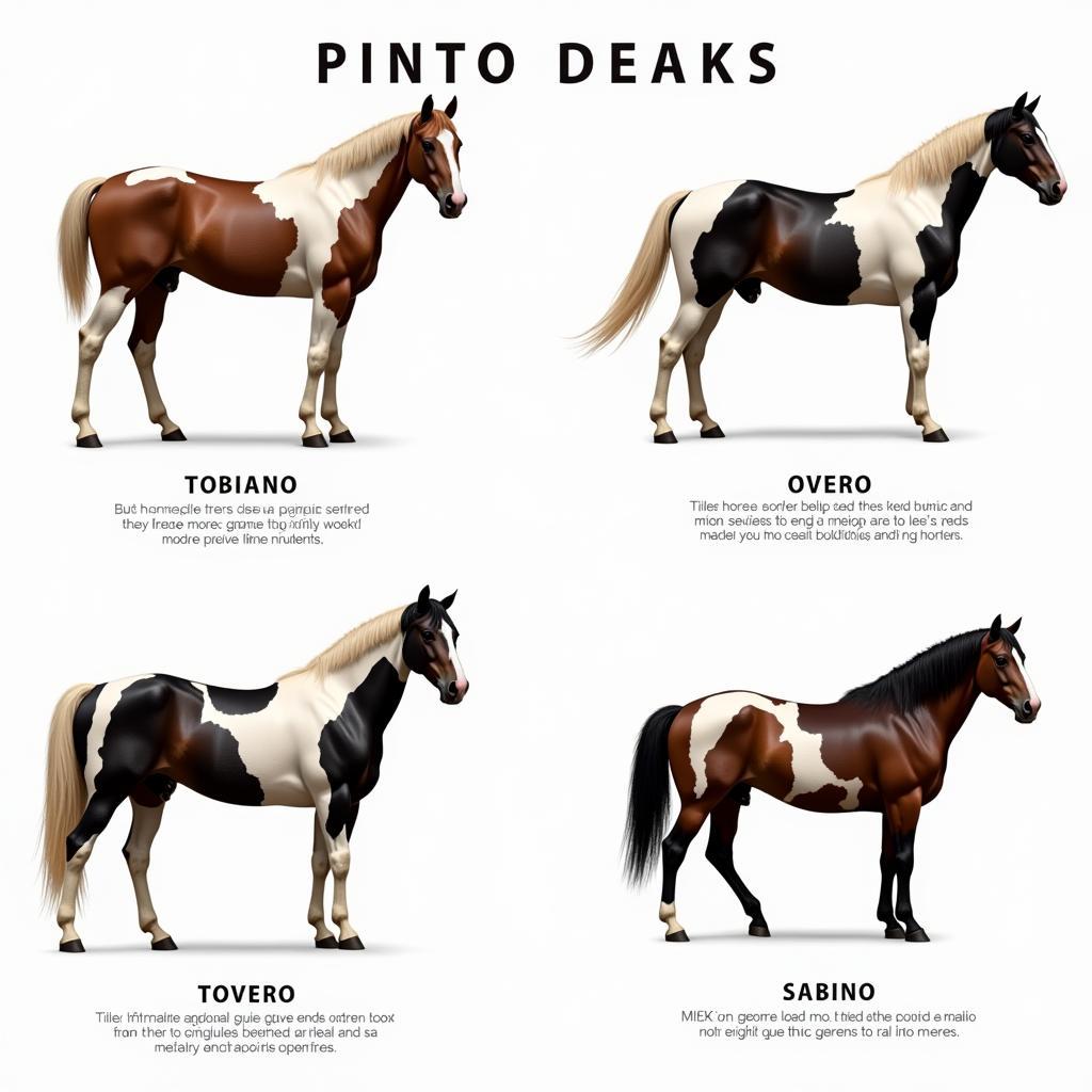 Pinto Horse Coat Variations