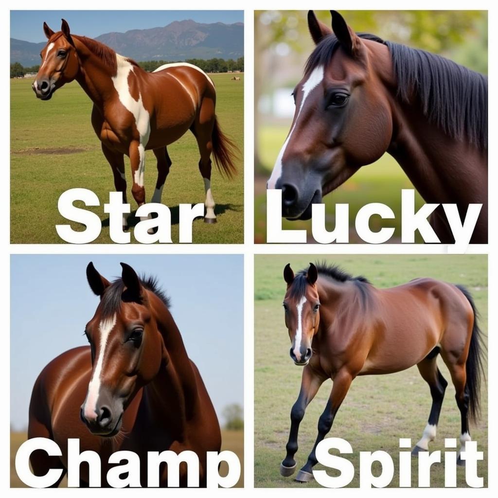 Popular and Classic Horse Names