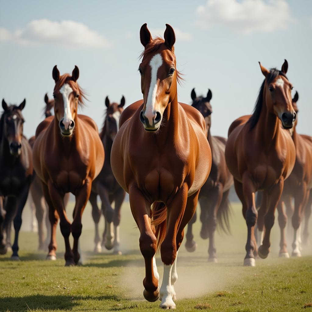 Power Broker Horse Demonstrating Leadership Qualities