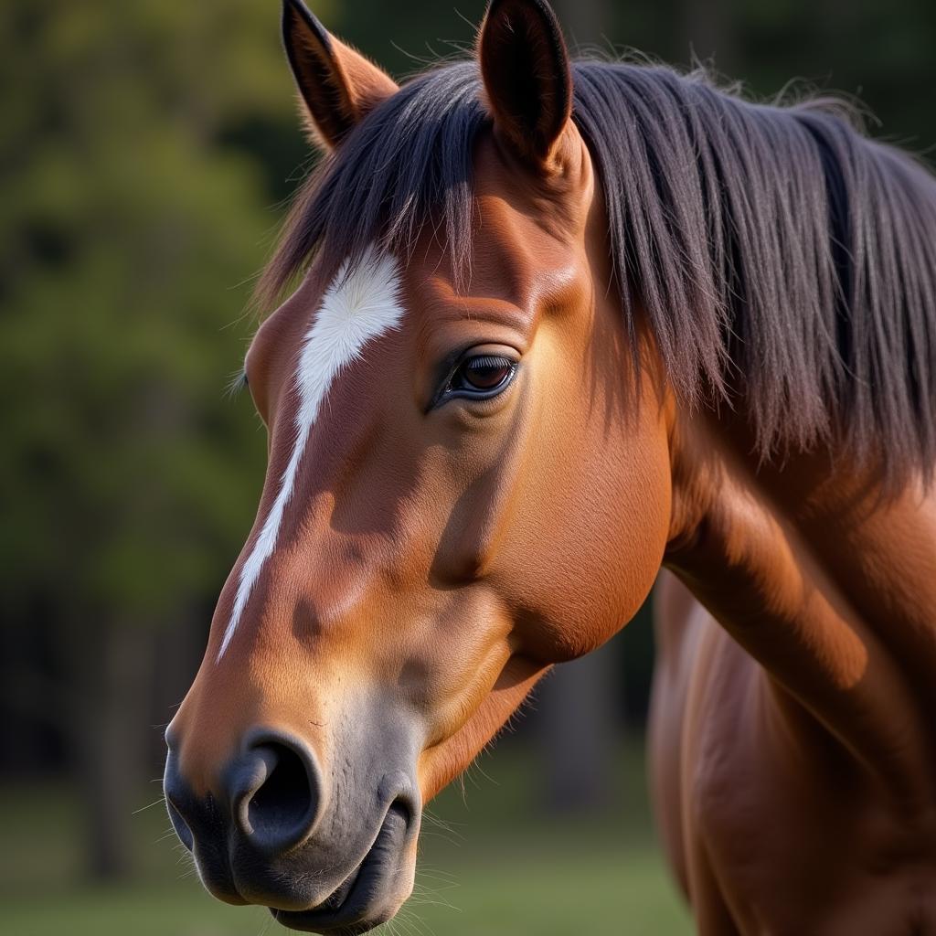 Lethargic Horse Showing Signs of Prascend Side Effects