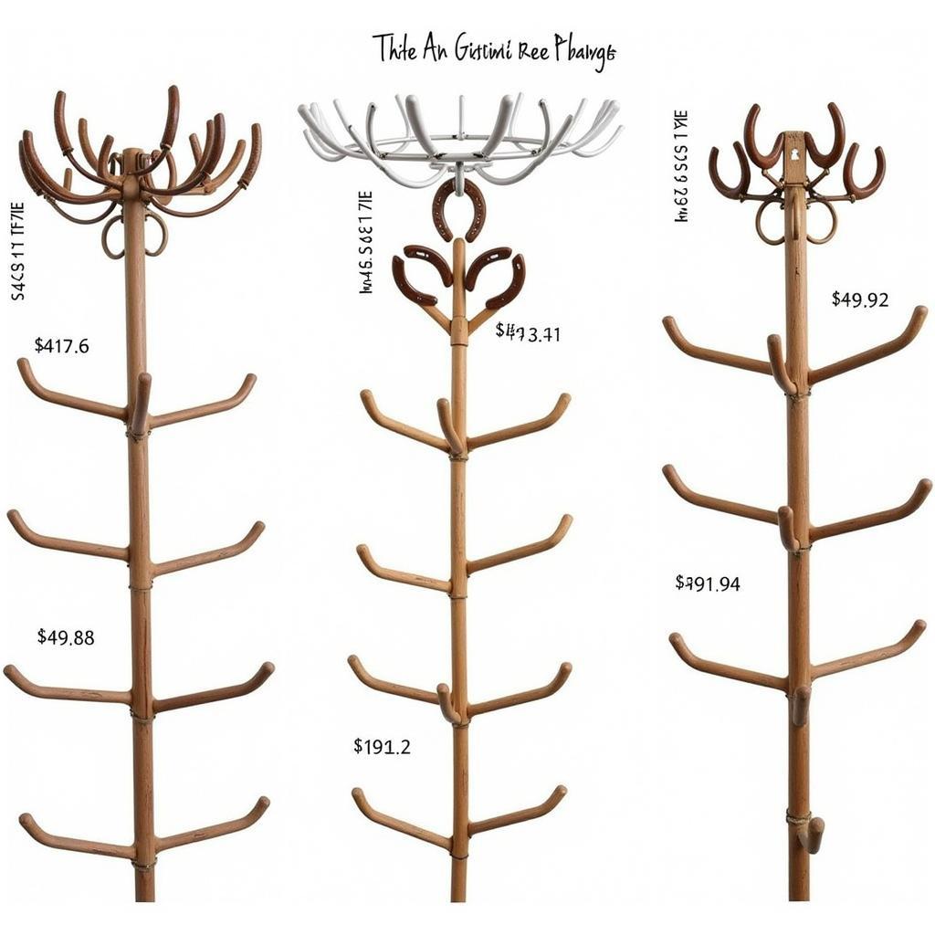 Various Pre-made Horse Shoe Coat Racks