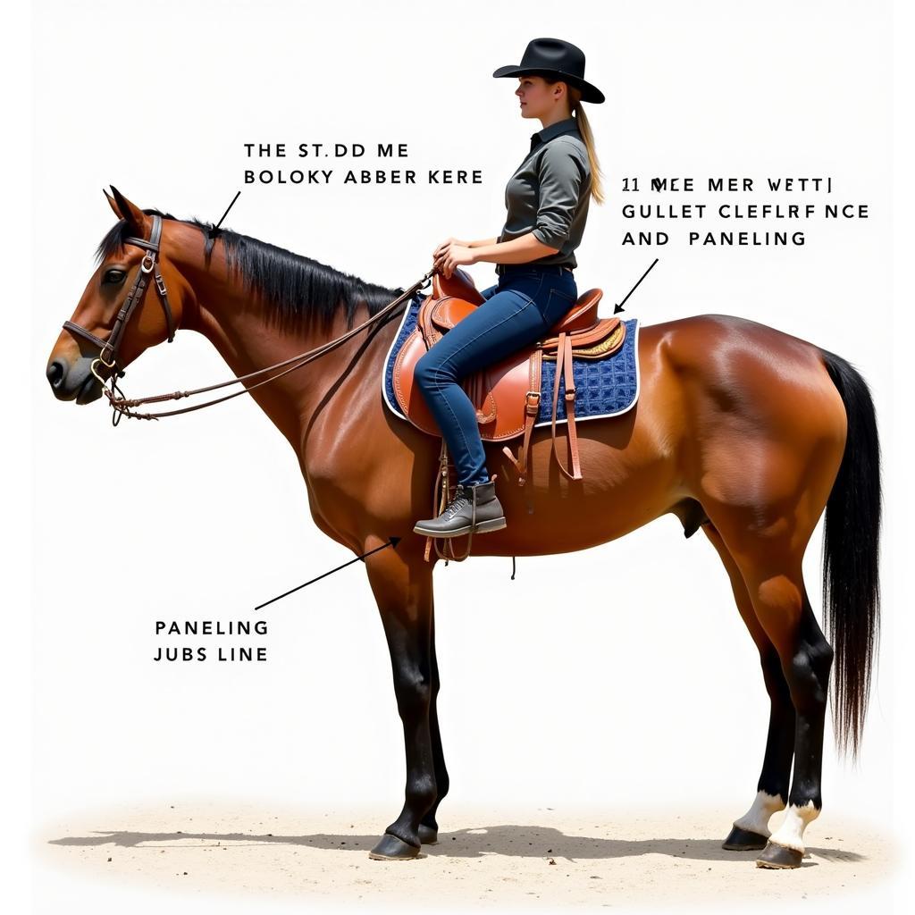 Properly Fitting a Quarter Horse Saddle for both Horse and Rider