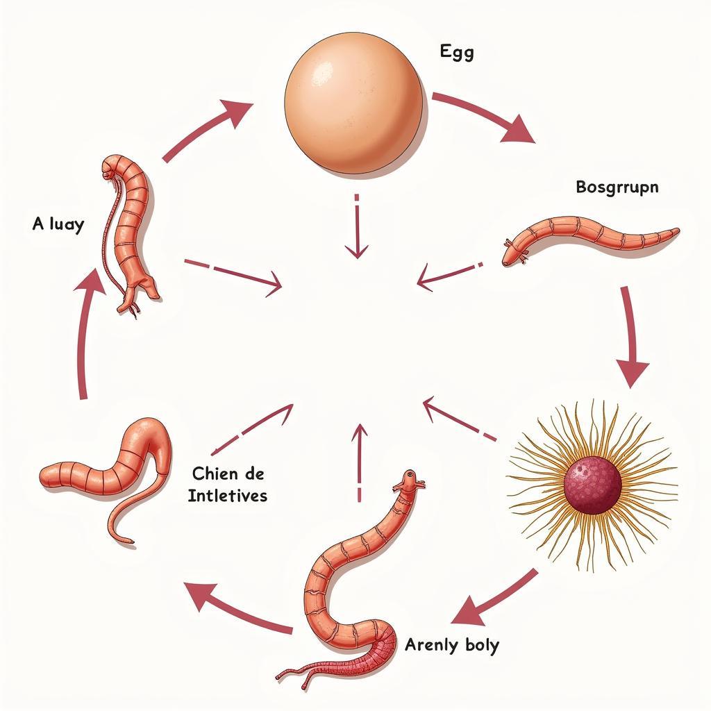 Redworm Life Cycle Diagram