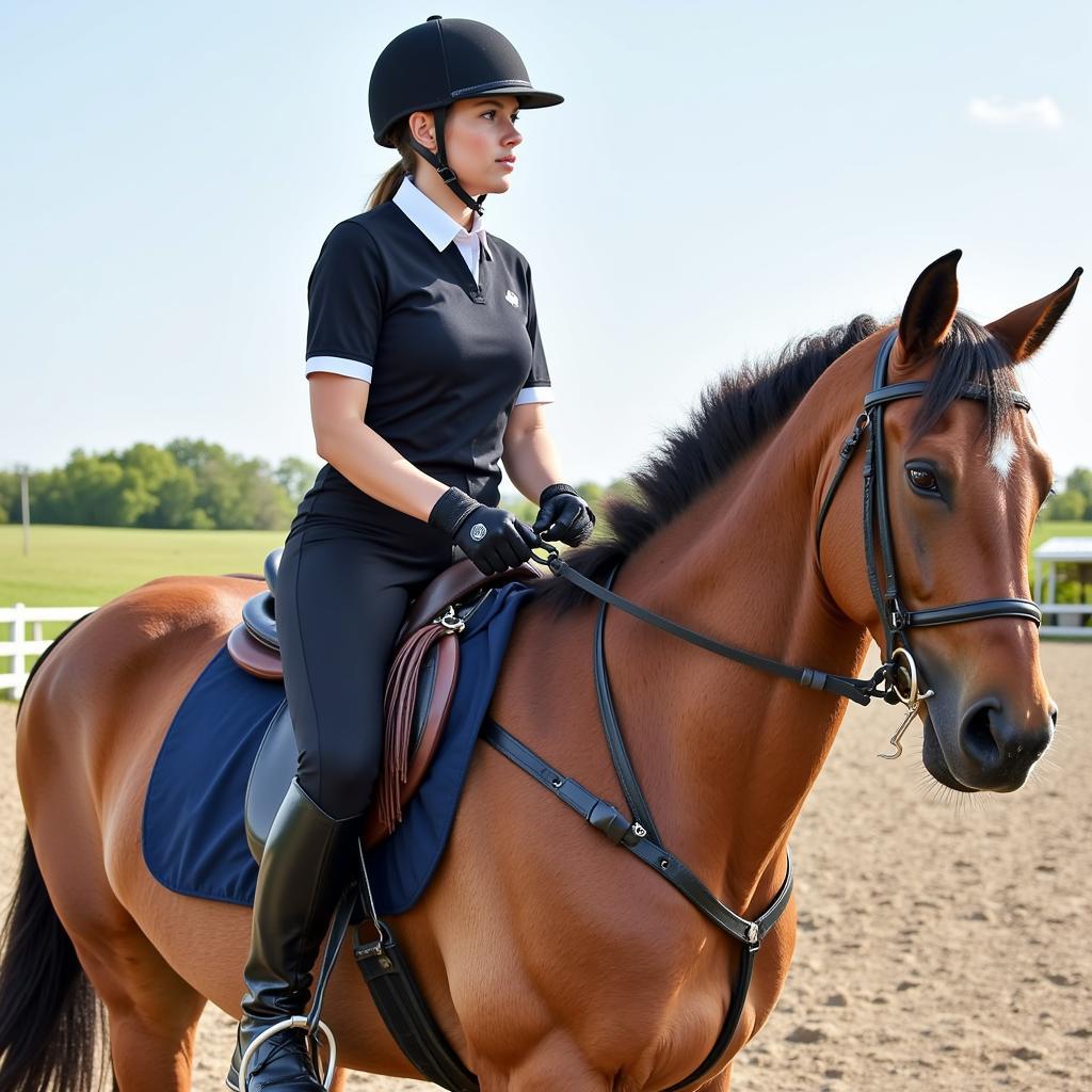 Rider in Full Gear