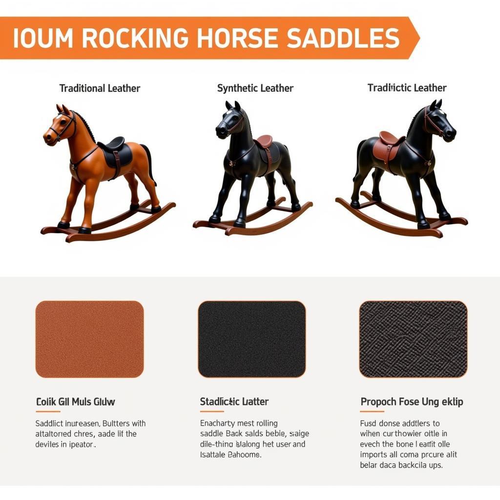 Different Types of Rocking Horse Saddles