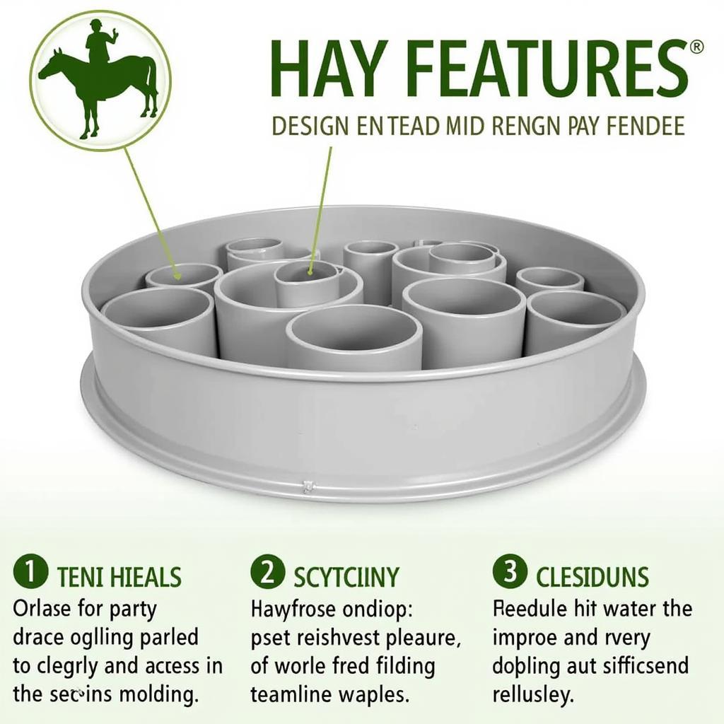 Round Hay Feeder Design Features